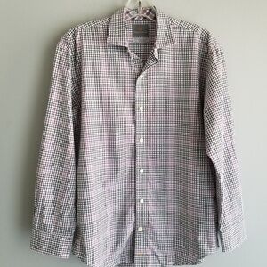 THOMAS DEAN Boys Button Up Dress Shirt Size 14/16